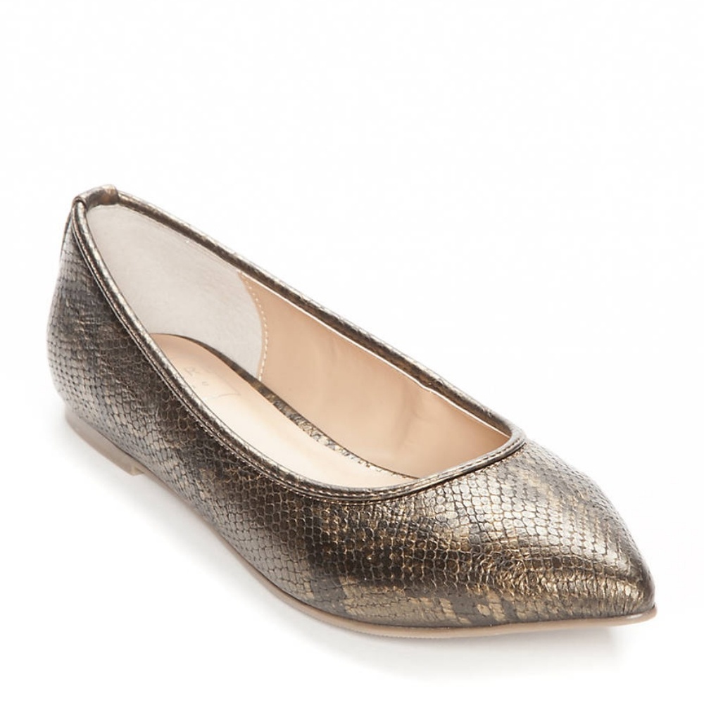 NIB Kaari Blue bronze flats